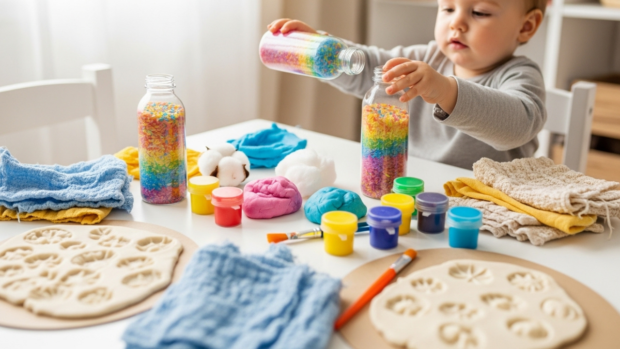 DIY Sensory Crafts for Toddlers with Safe Materials