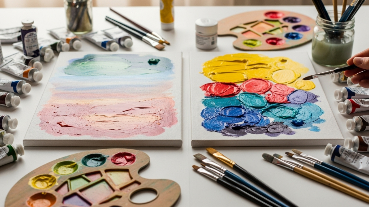 Difference Between Oil Paint and Acrylic Paint Explained