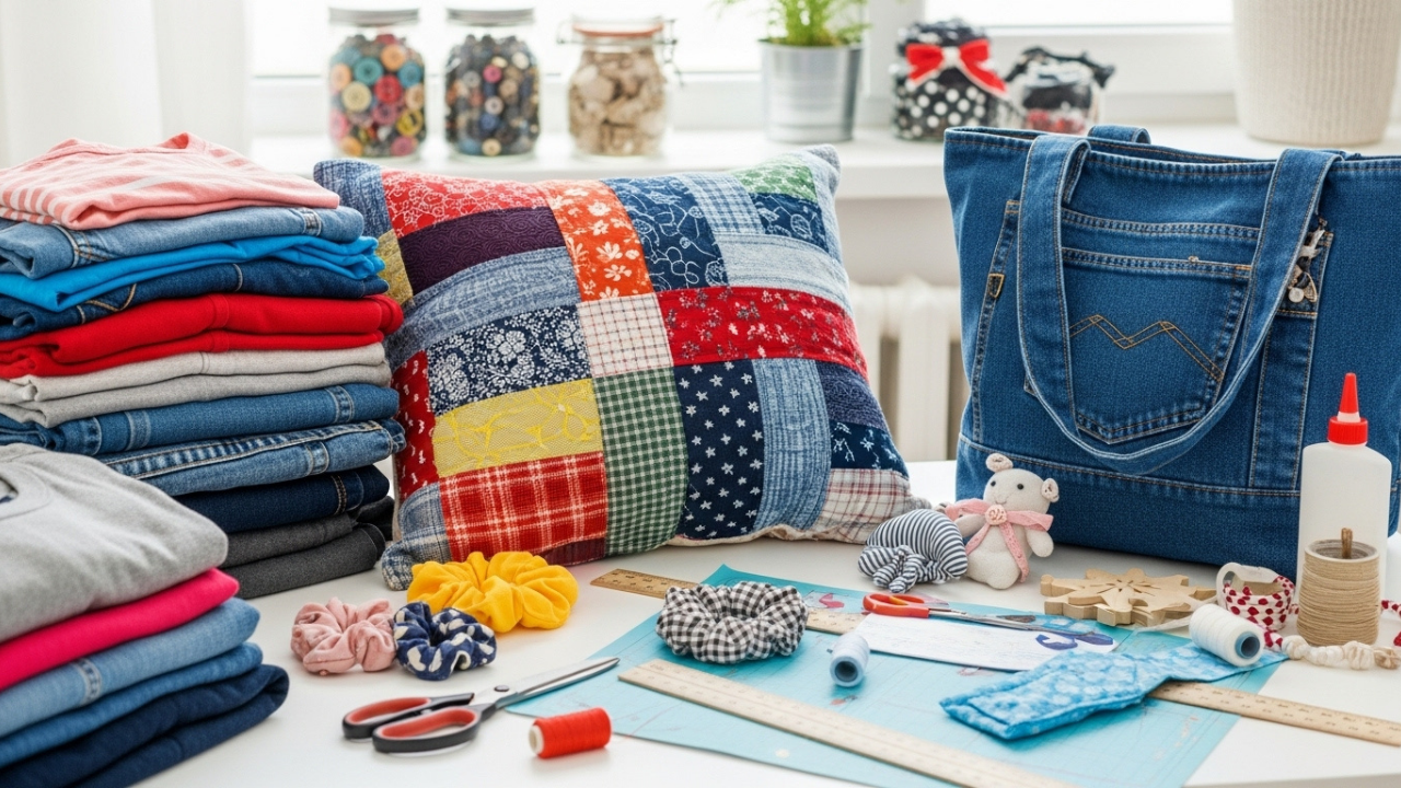 How to Turn Old Clothes into Useful Crafts