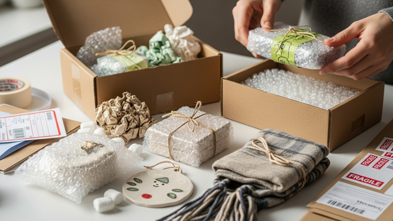 How to package handmade gifts for shipping safely