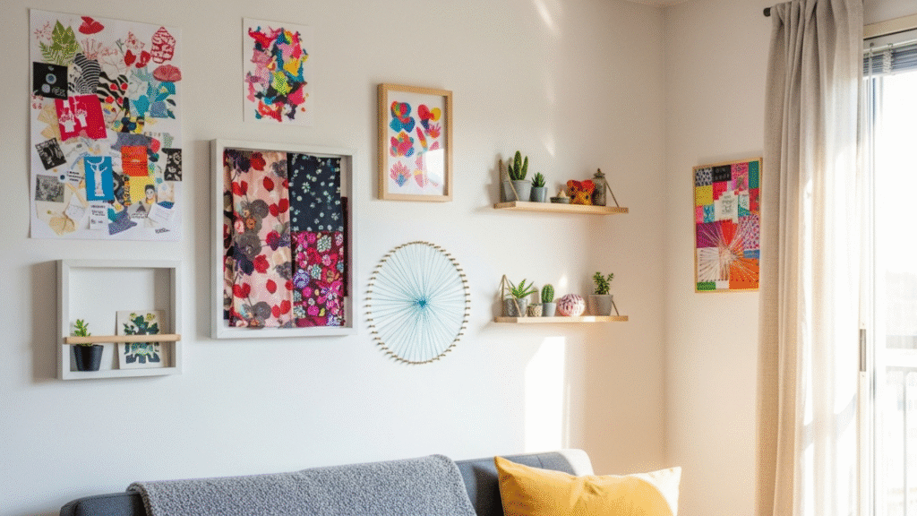 Simple DIY Wall Art Ideas for Small Apartments
