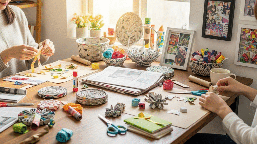 Upcycling Ideas for Old Newspapers and Magazines