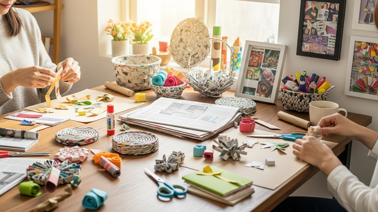 Upcycling Ideas for Old Newspapers and Magazines